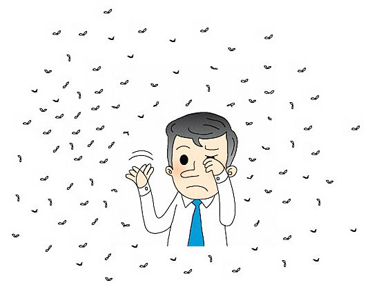 眼睛里有飛蚊，是咋回事？